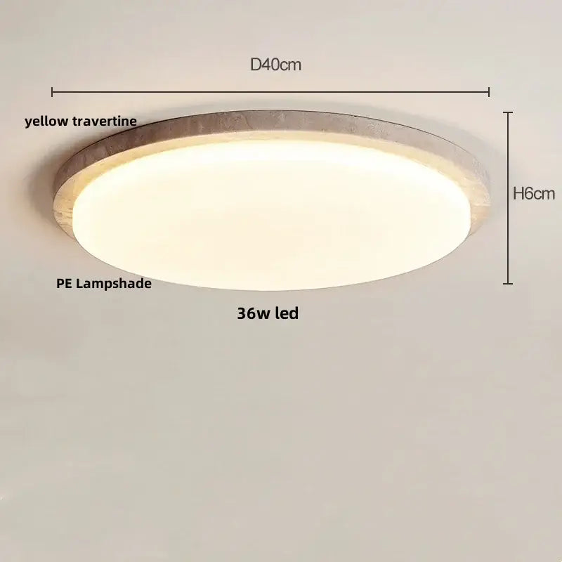 White Stone LED Ceiling