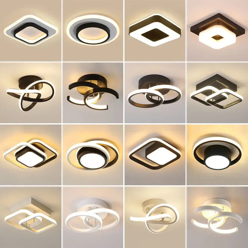 Black White LED Ceiling