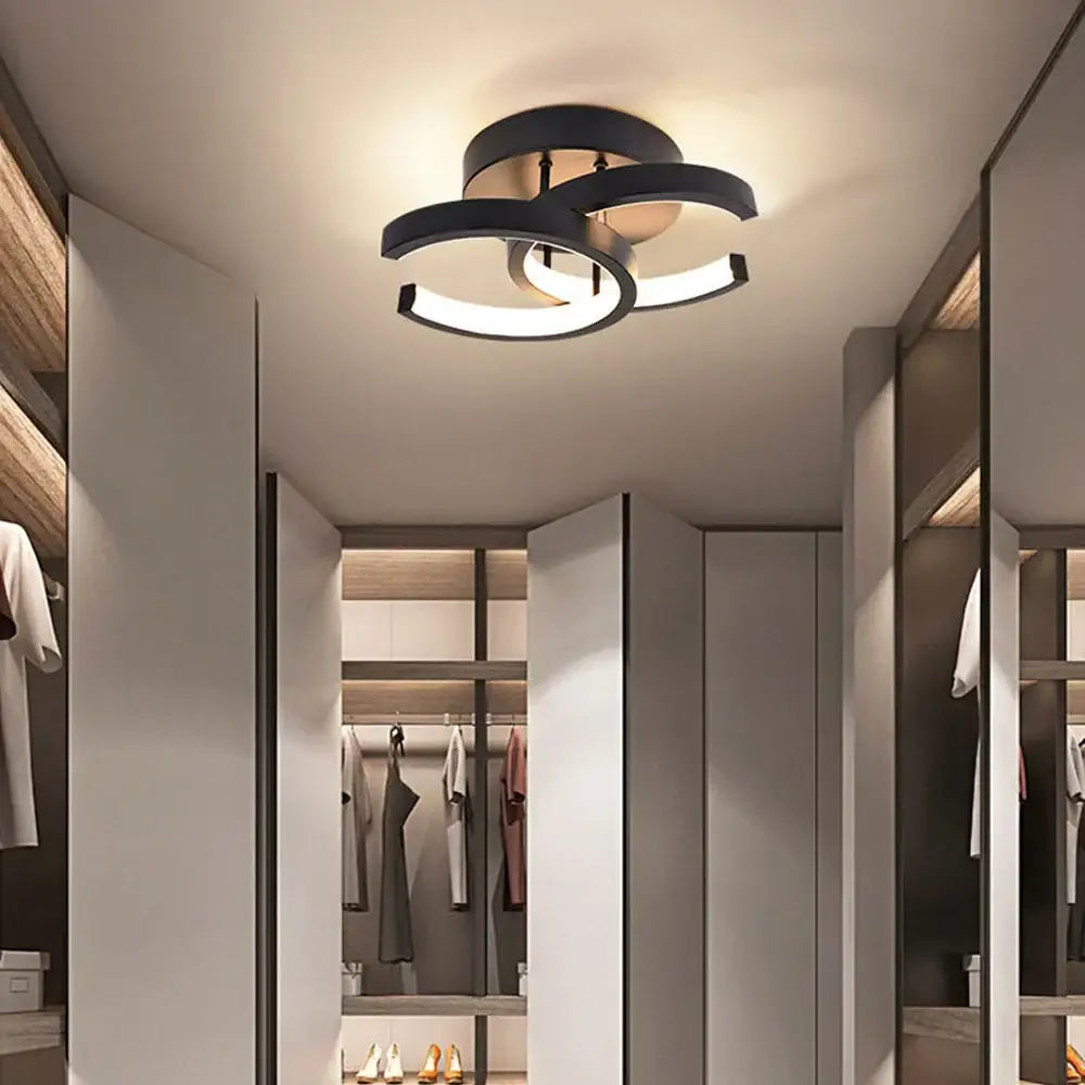 Black White LED Ceiling