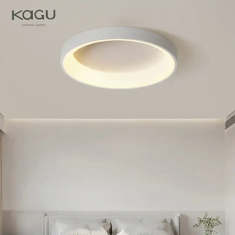 Gray Round LED Ceiling Light