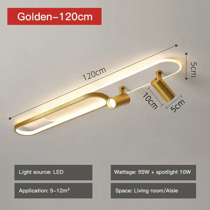 Gold LED Ceiling Spotlights