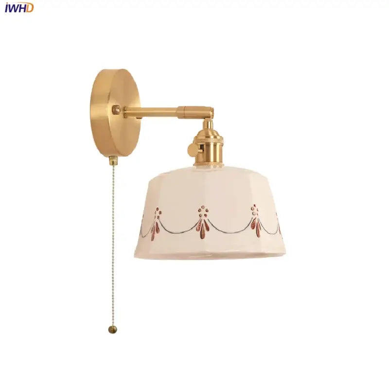 Cream Ceramic Wall Lamp