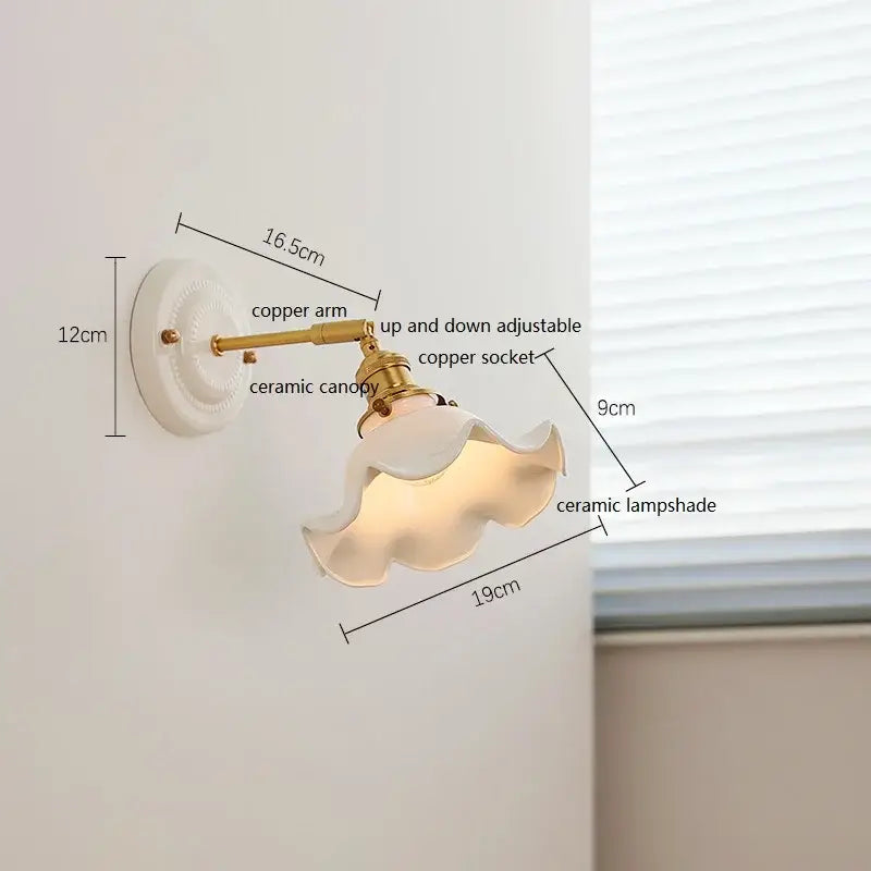 Glass Ceramic Wall Lamp