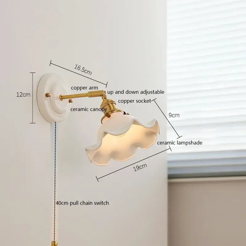 Glass Ceramic Wall Lamp