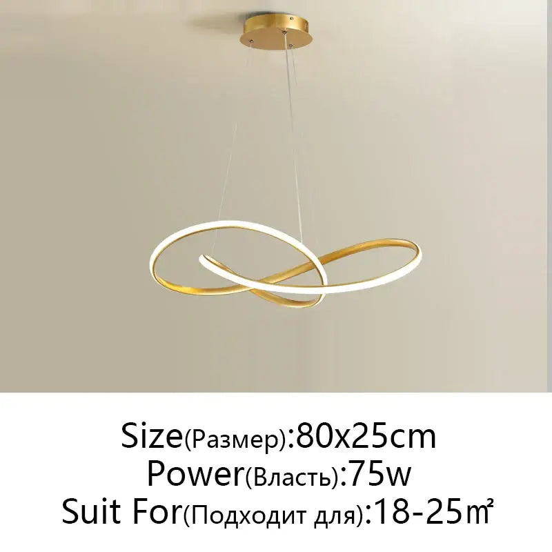 White Infinity Pendant Light