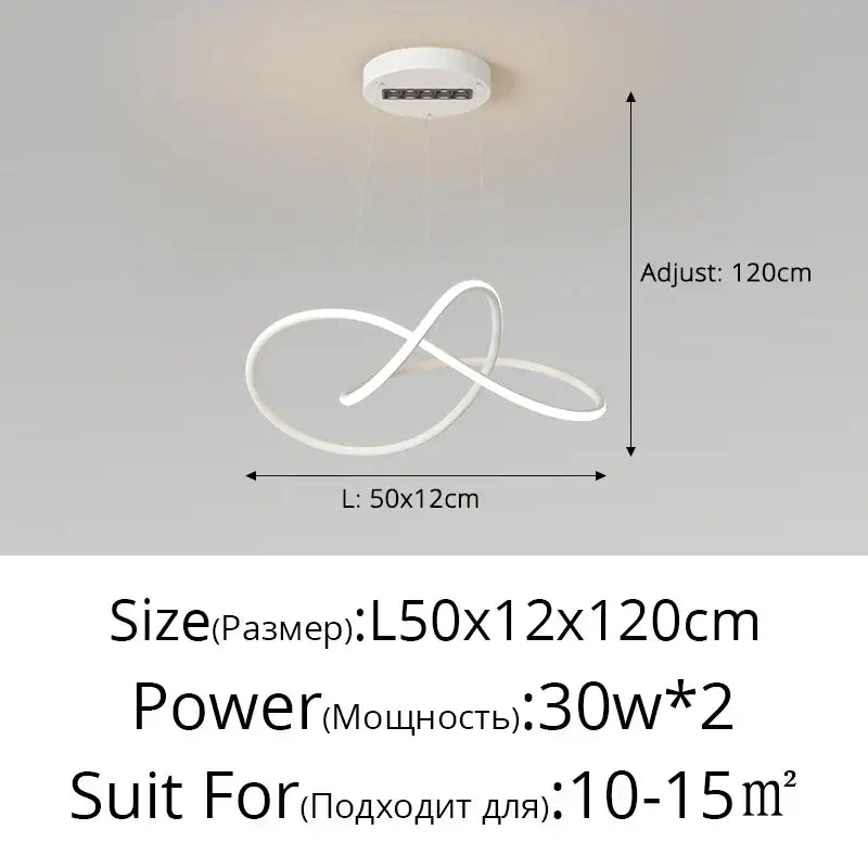 Black LED Chandelier Spotlight