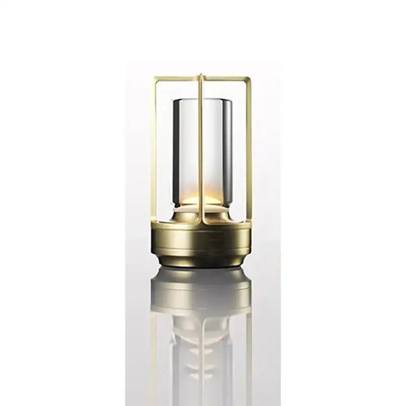 Black LED Crystal Table Lamp