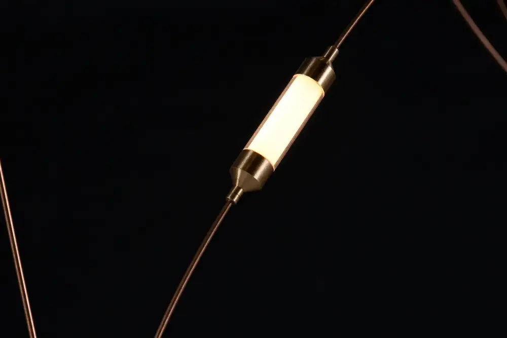 Gold Firefly LED Chandelier