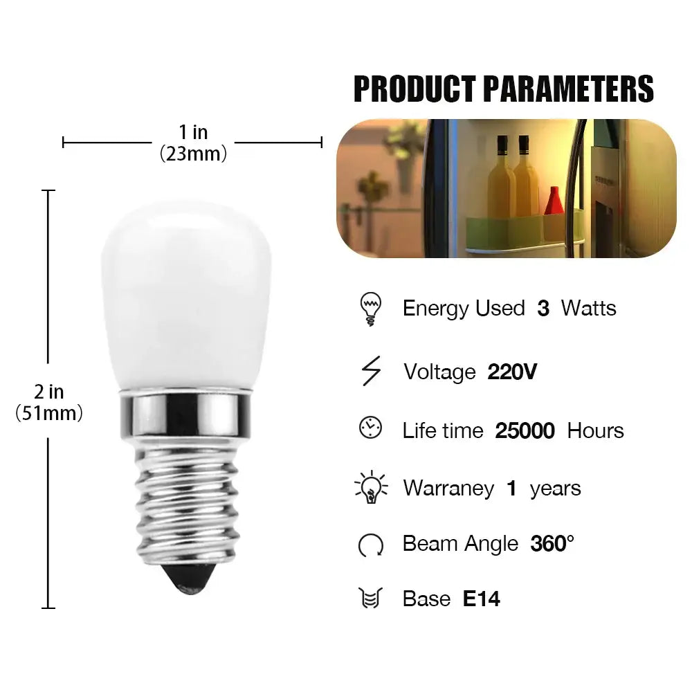 White LED Fridge Bulb