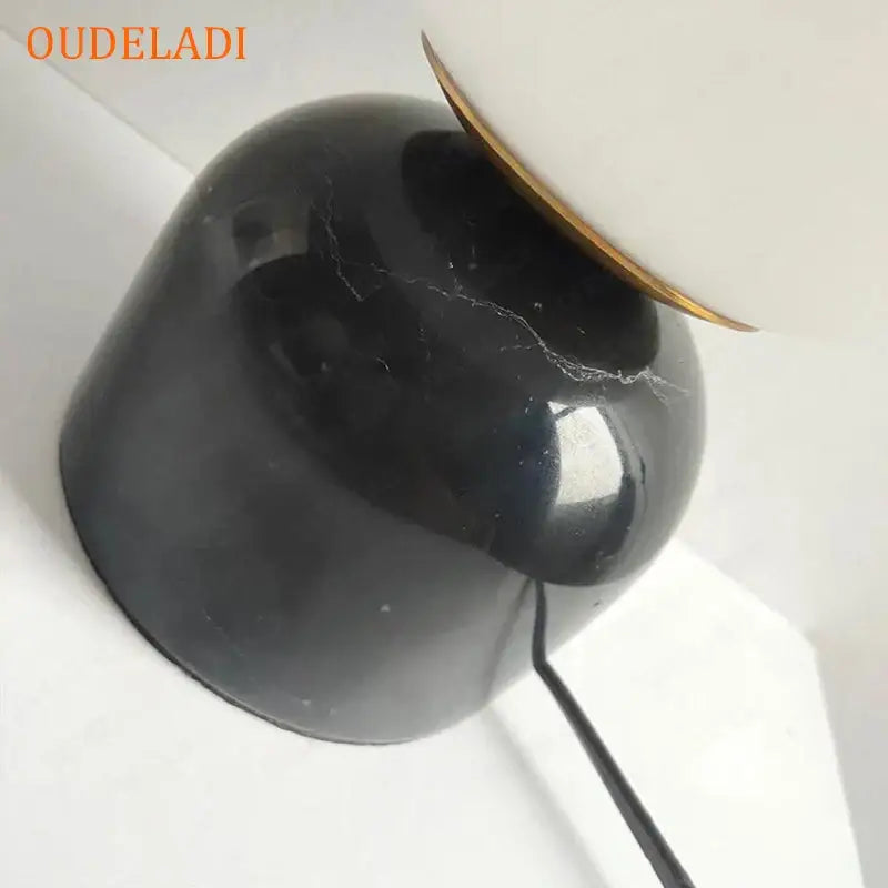 Marble Glass Table Lamp Set