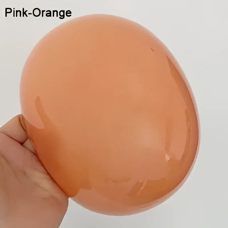 Pink Glass Ball Chandelier