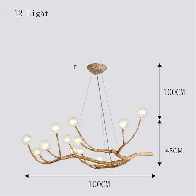 Bronze Bubble Chandelier Light