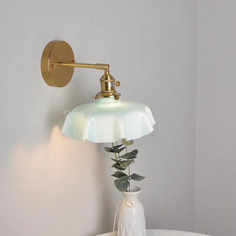 Pink Ceramic Glass Lamp