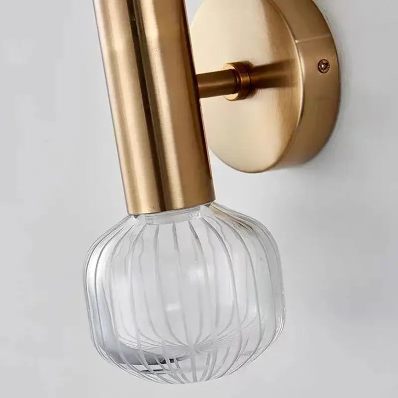 Gold Glass Wall Sconces
