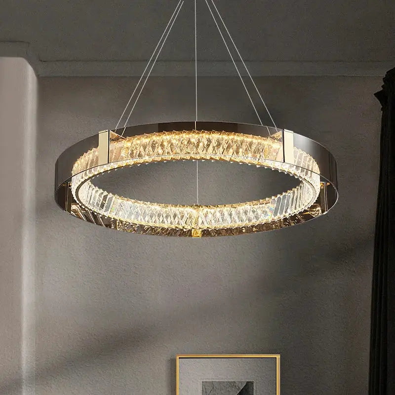 Gold Crystal 80cm Living Room Chandelier