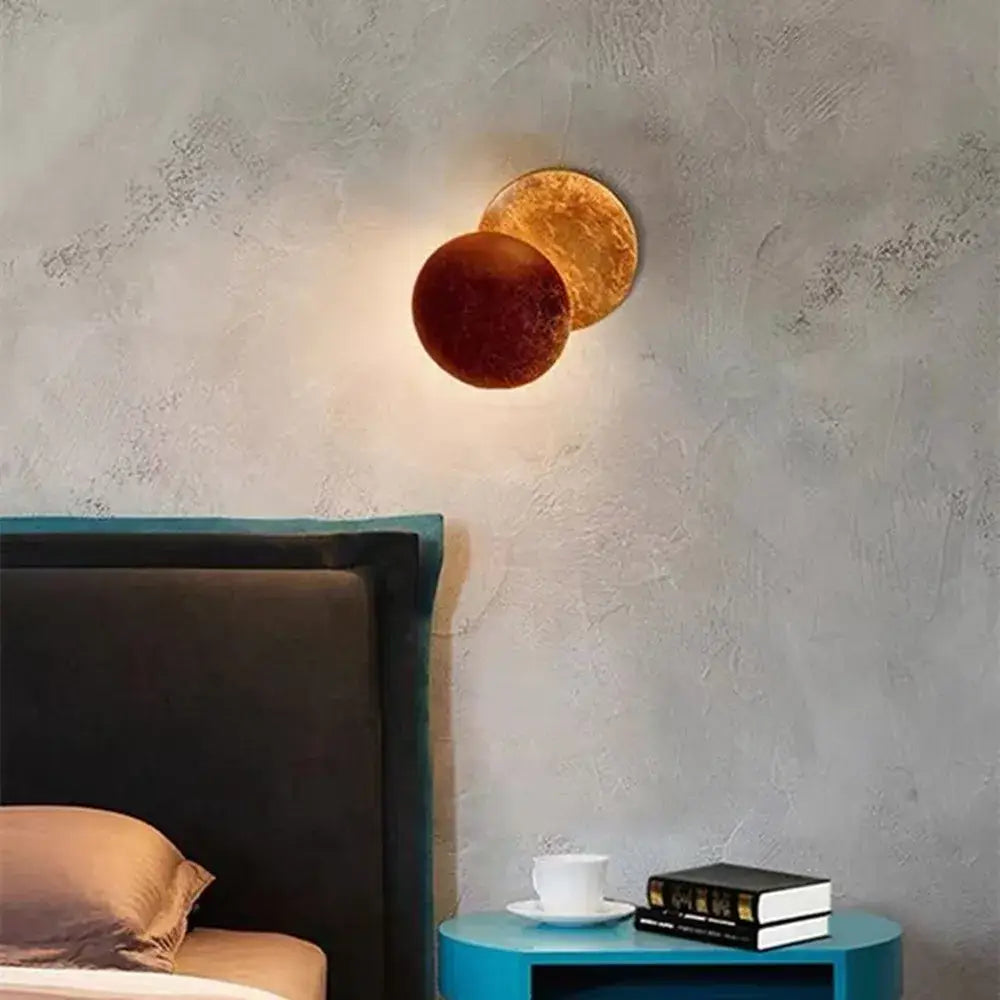 Gold Eclipse Wall Lamp