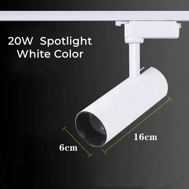 Black LED Track Light