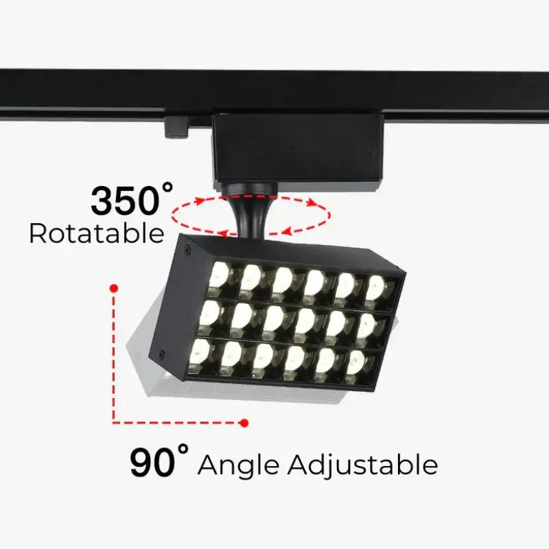 Black LED Track Light