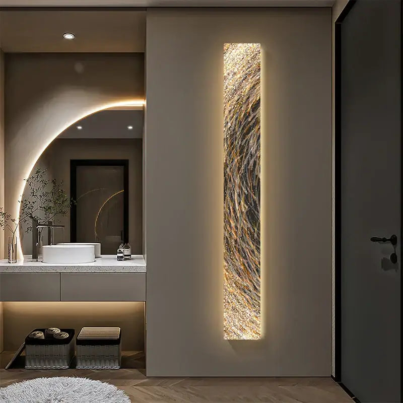Gold LED Abstract Artwork