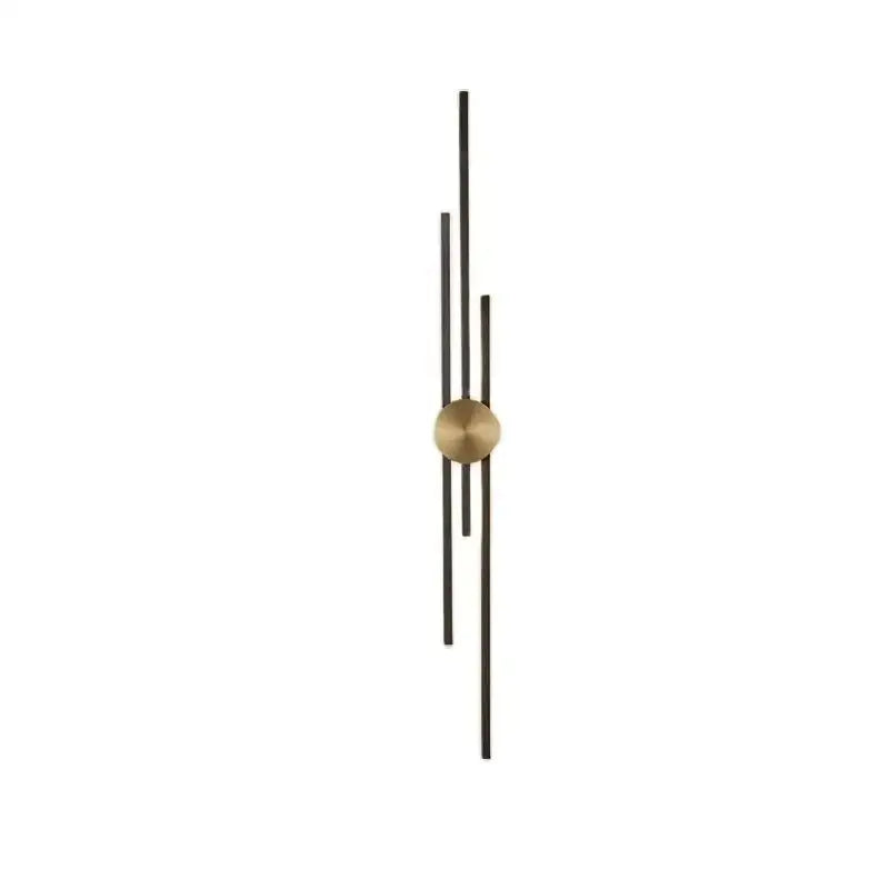 Gold Black Long Wall Lamp