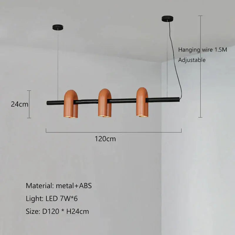 Grey U-Shape Pendant