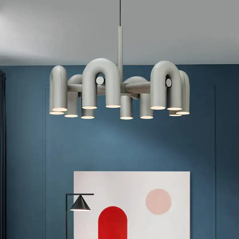 Grey U-Shape Pendant