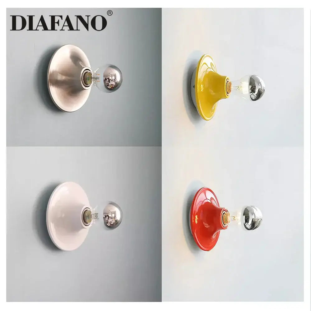 Red Ceramic Wall Sconce