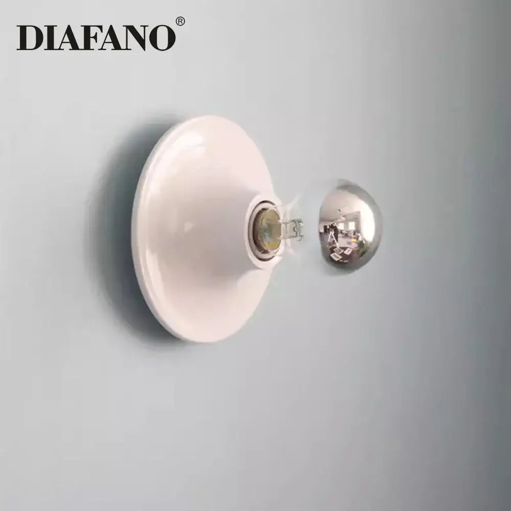 Red Ceramic Wall Sconce