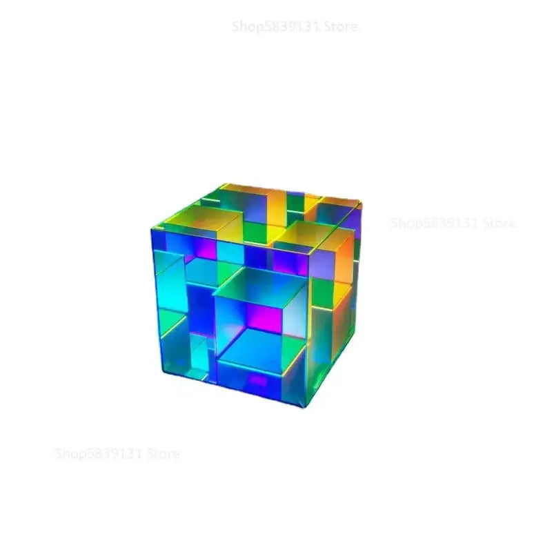Rainbow LED Cube Lamp