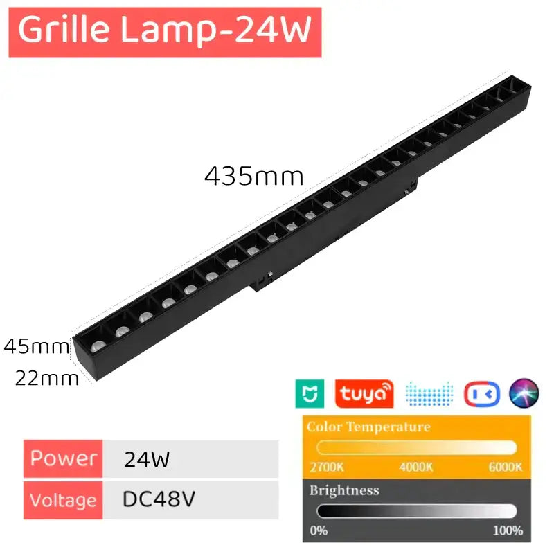 Magnetic LED Track Light