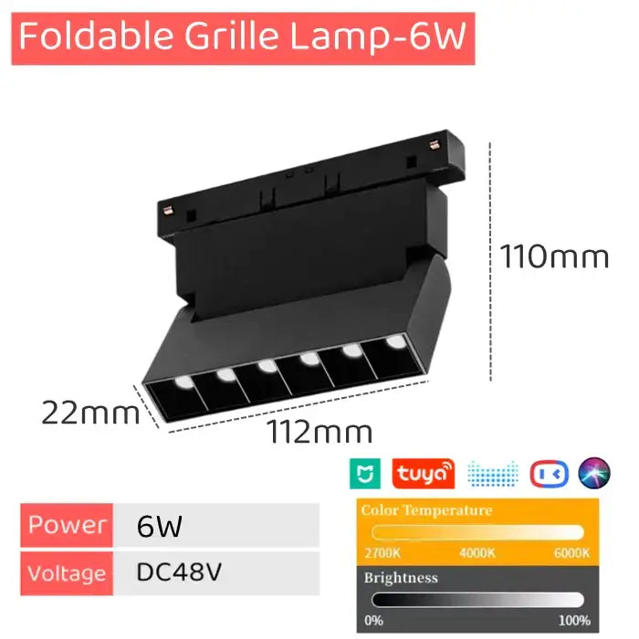 Magnetic LED Track Light