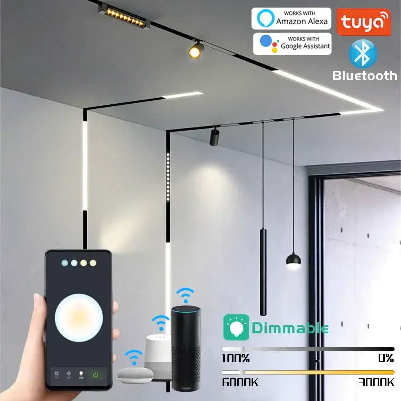 Magnetic LED Track Light