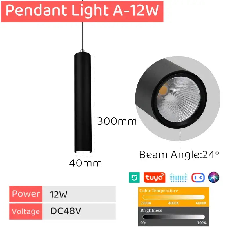 Magnetic LED Track Light