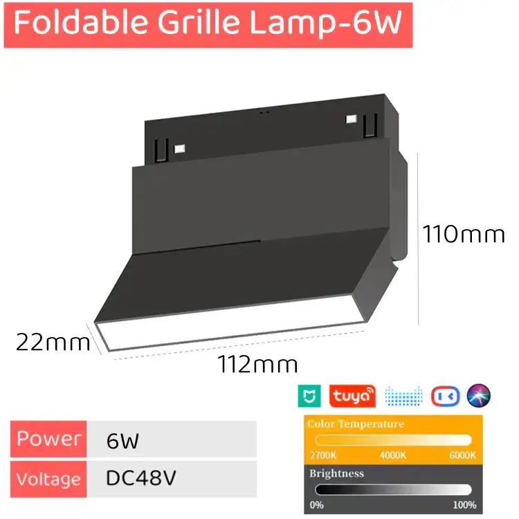 Magnetic LED Track Light