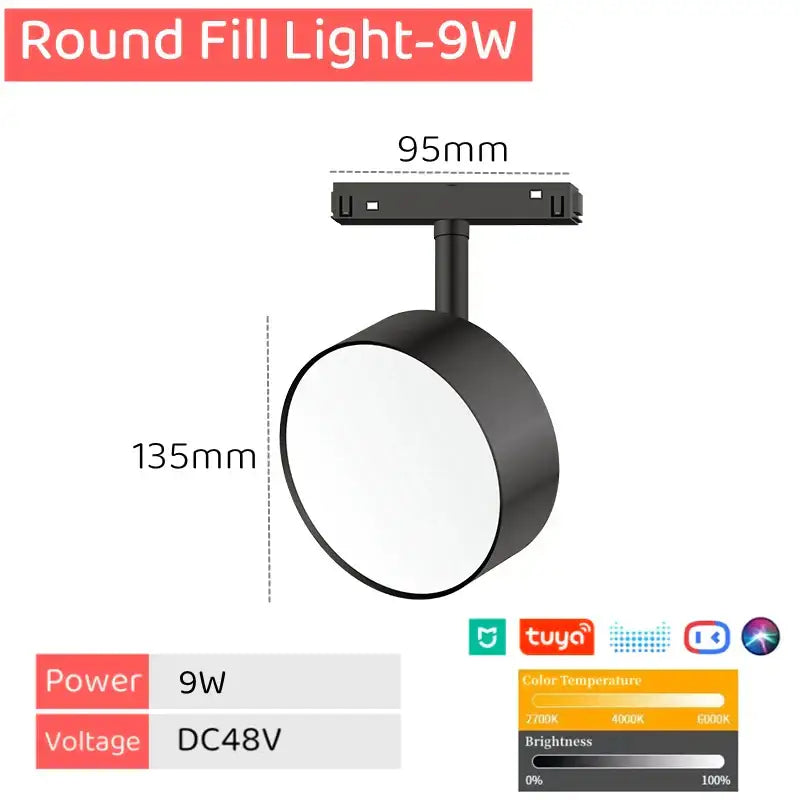 Magnetic LED Track Light