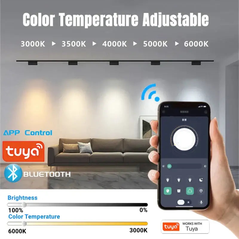 Magnetic LED Track Light