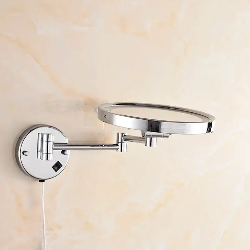 Chrome Wall Makeup Mirror