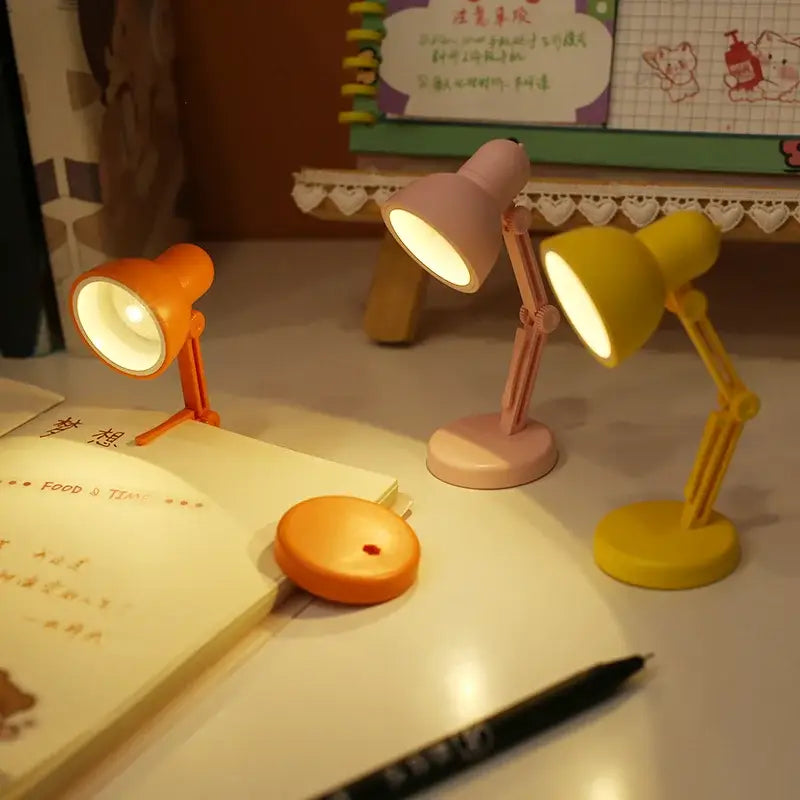 Pink Yellow LED Desk Lamp