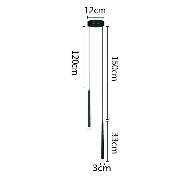Black White Pendant Lamp