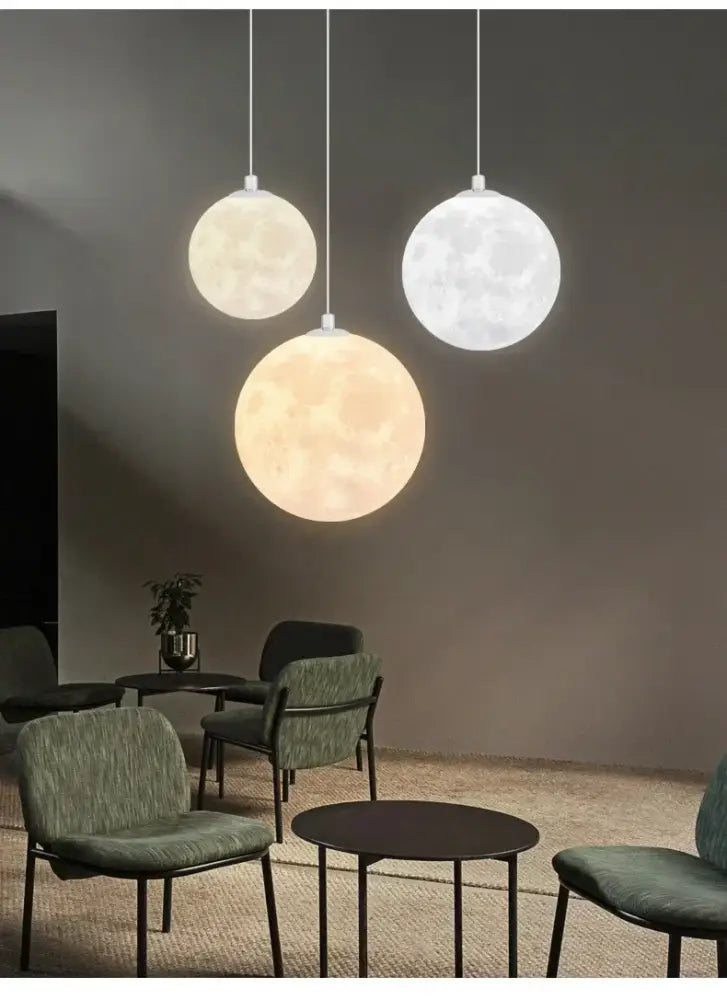 Moon Planet Ceiling Chandelier