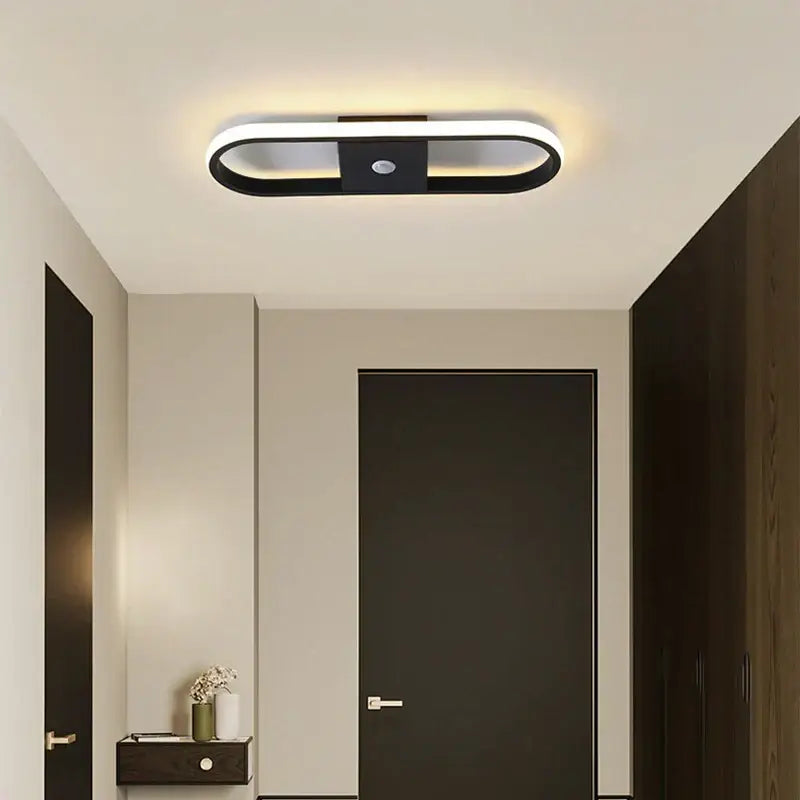Black Motion Sensor Light