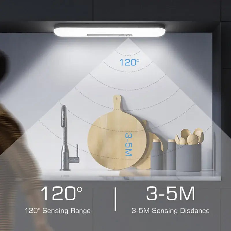 White Motion Sensor Lamp