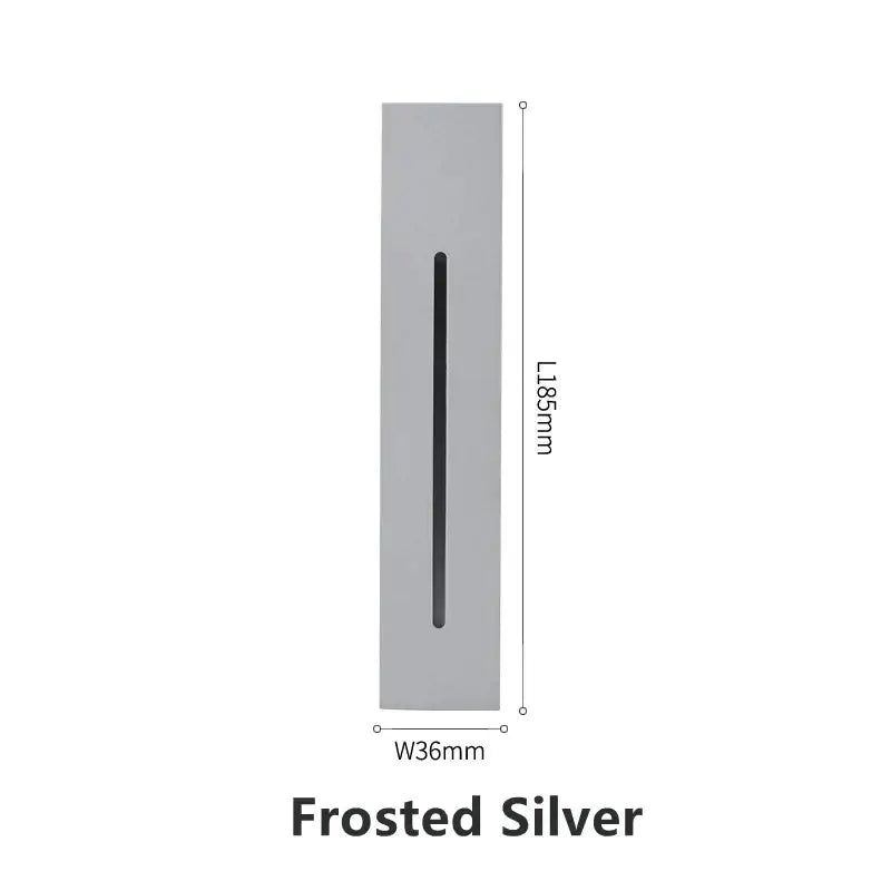 Silver LED Sensor Wall Lamp