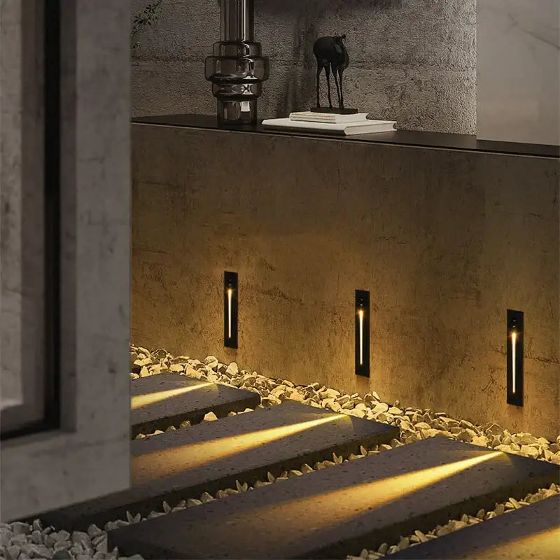 Silver LED Sensor Wall Lamp