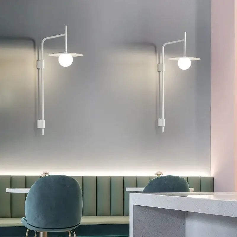 Black Movable Arm Sconce