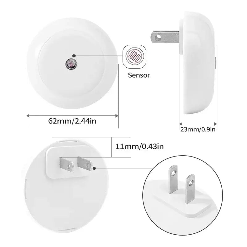 Orange Circular LED Light