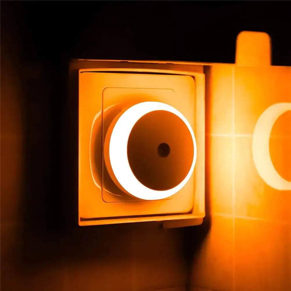 Orange Circular LED Light