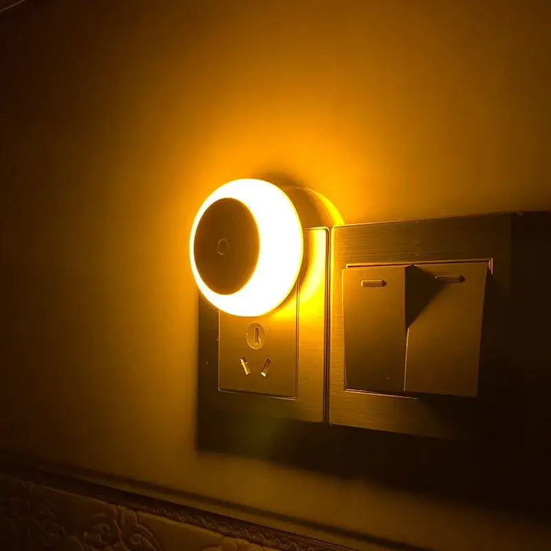 Orange Circular LED Light