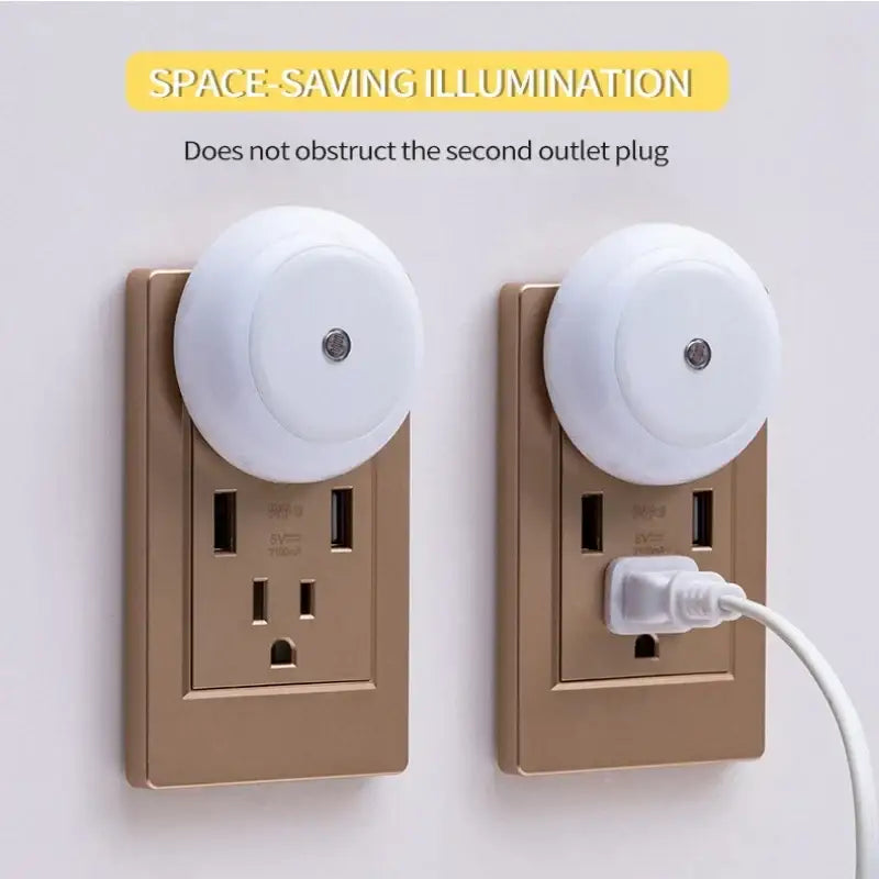 Orange Circular LED Light