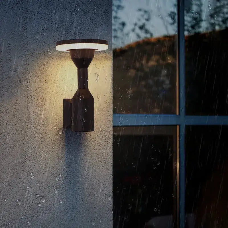 Black Circular Wall Sconce